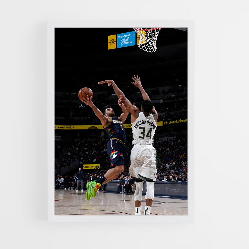 Poster Facundo campazzo – affiche Basketball (vue 3)